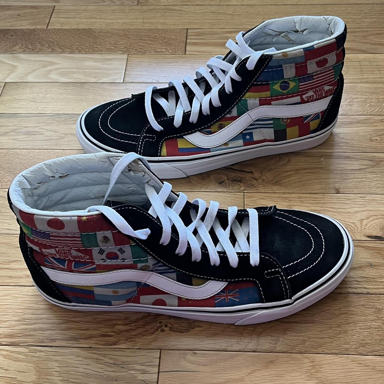 Vans sk8 clearance hi international flags