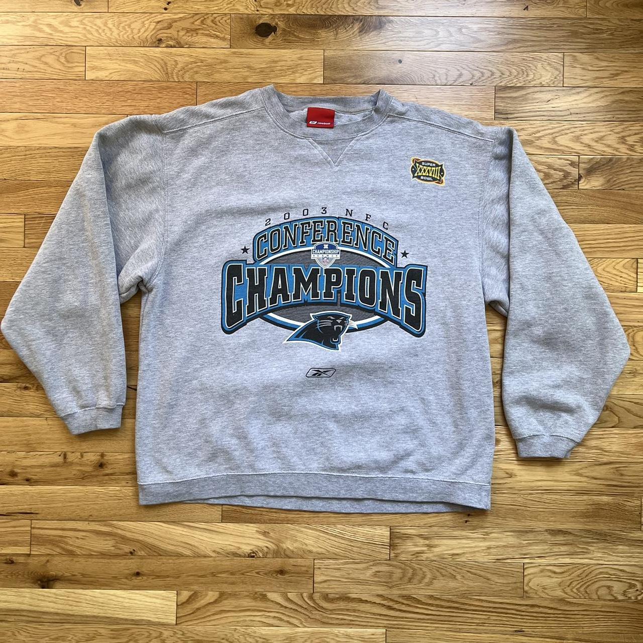 VINTAGE CAROLINA PANTHERS HOODIE EXCELLENT PREOWNED - Depop