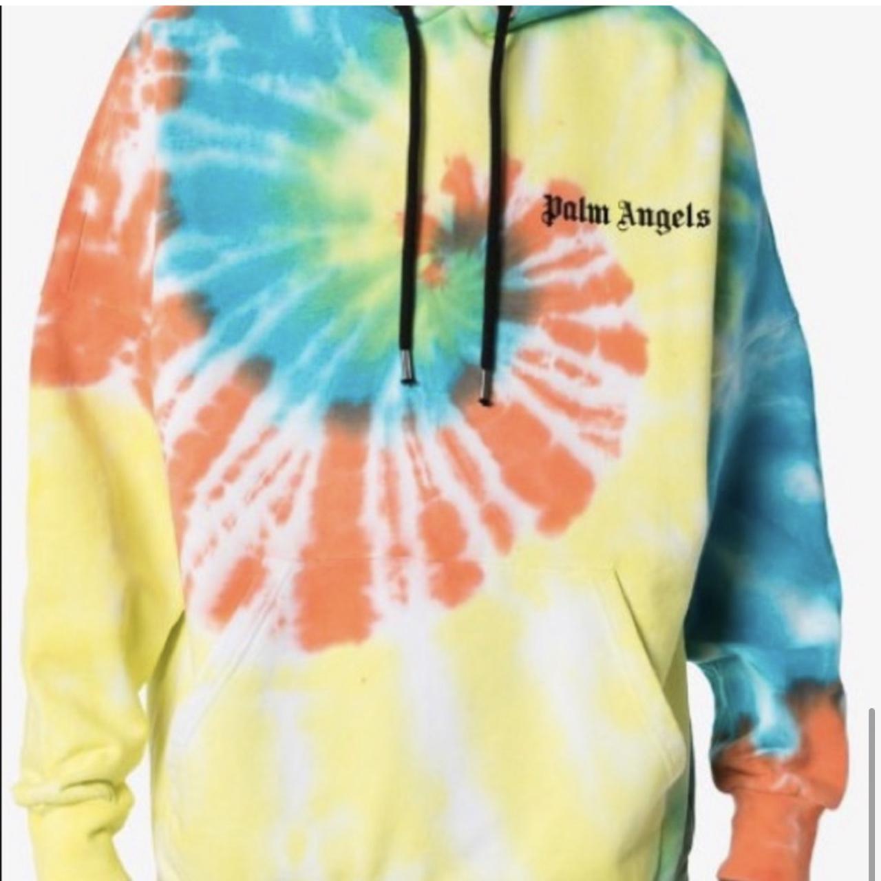 Tie dye Palm Angels hoodie Depop