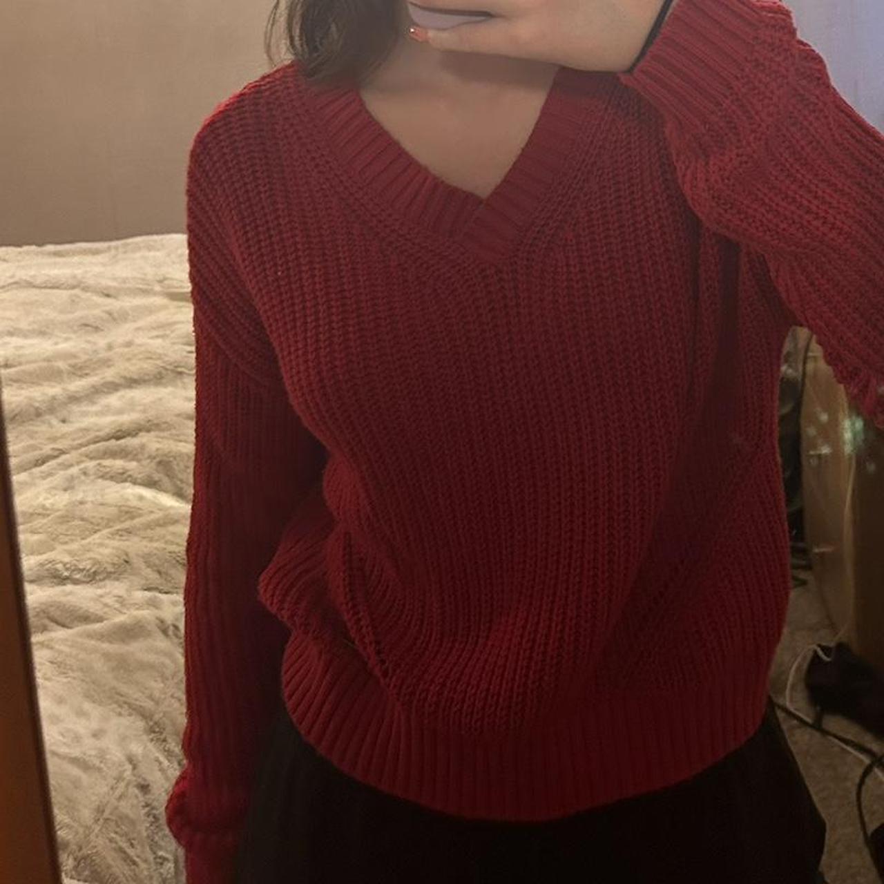 Hollister clearance red jumper