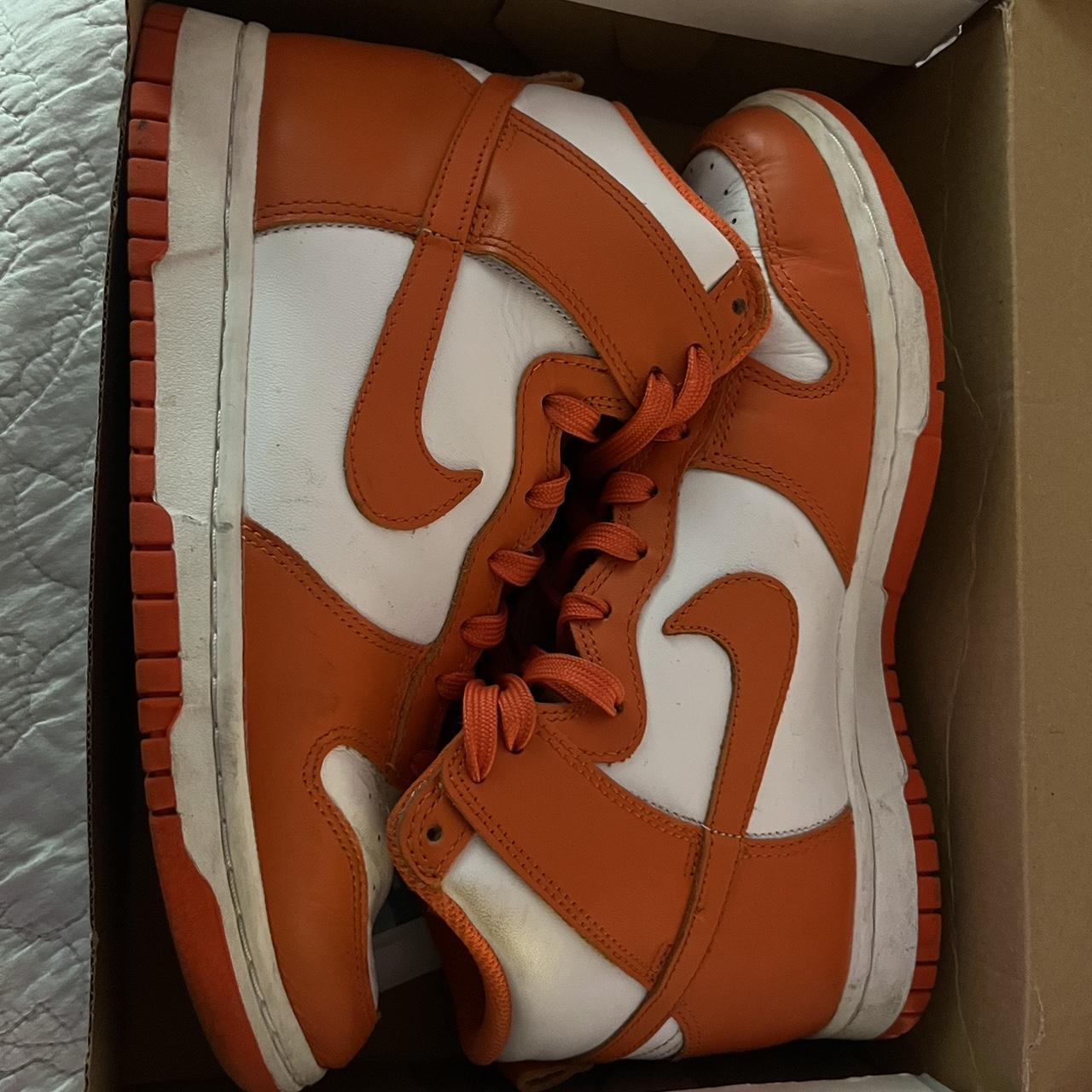 syracuse dunk high white laces