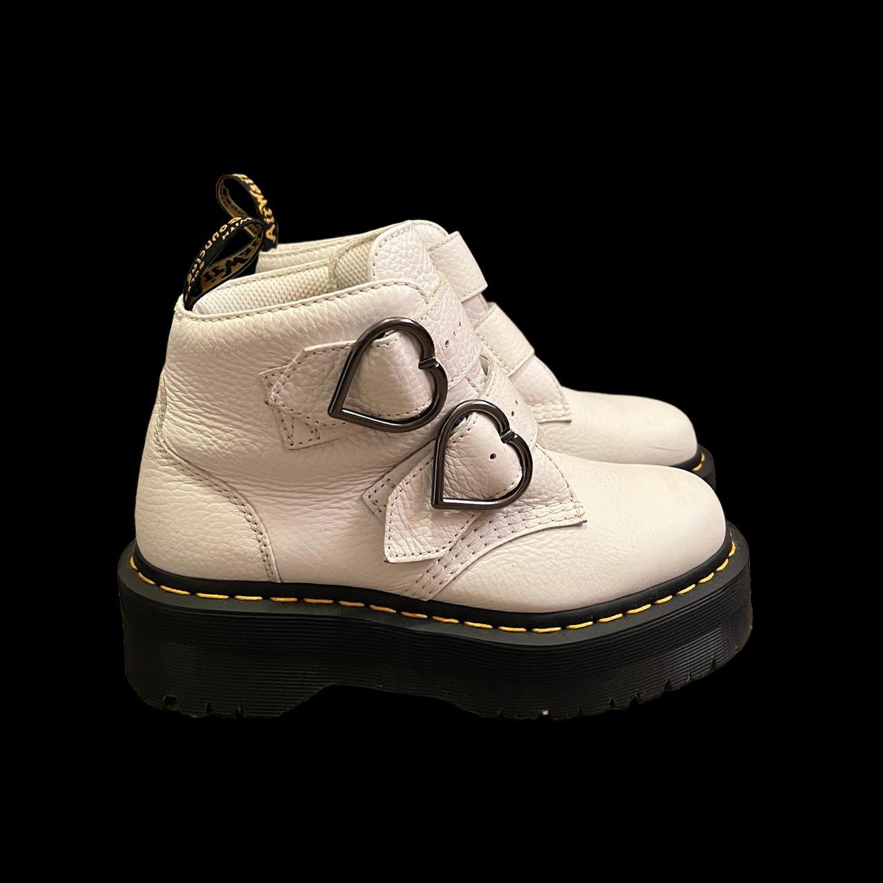 Dr. Martens Devon Hearts Quad Boots 💖 Lighty used... Depop
