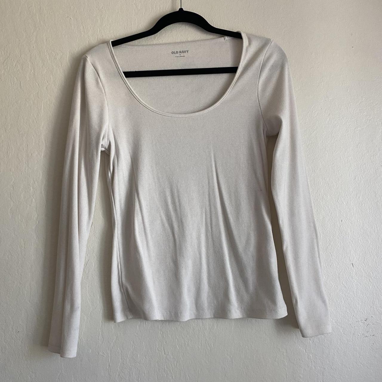 old navy white long sleeve