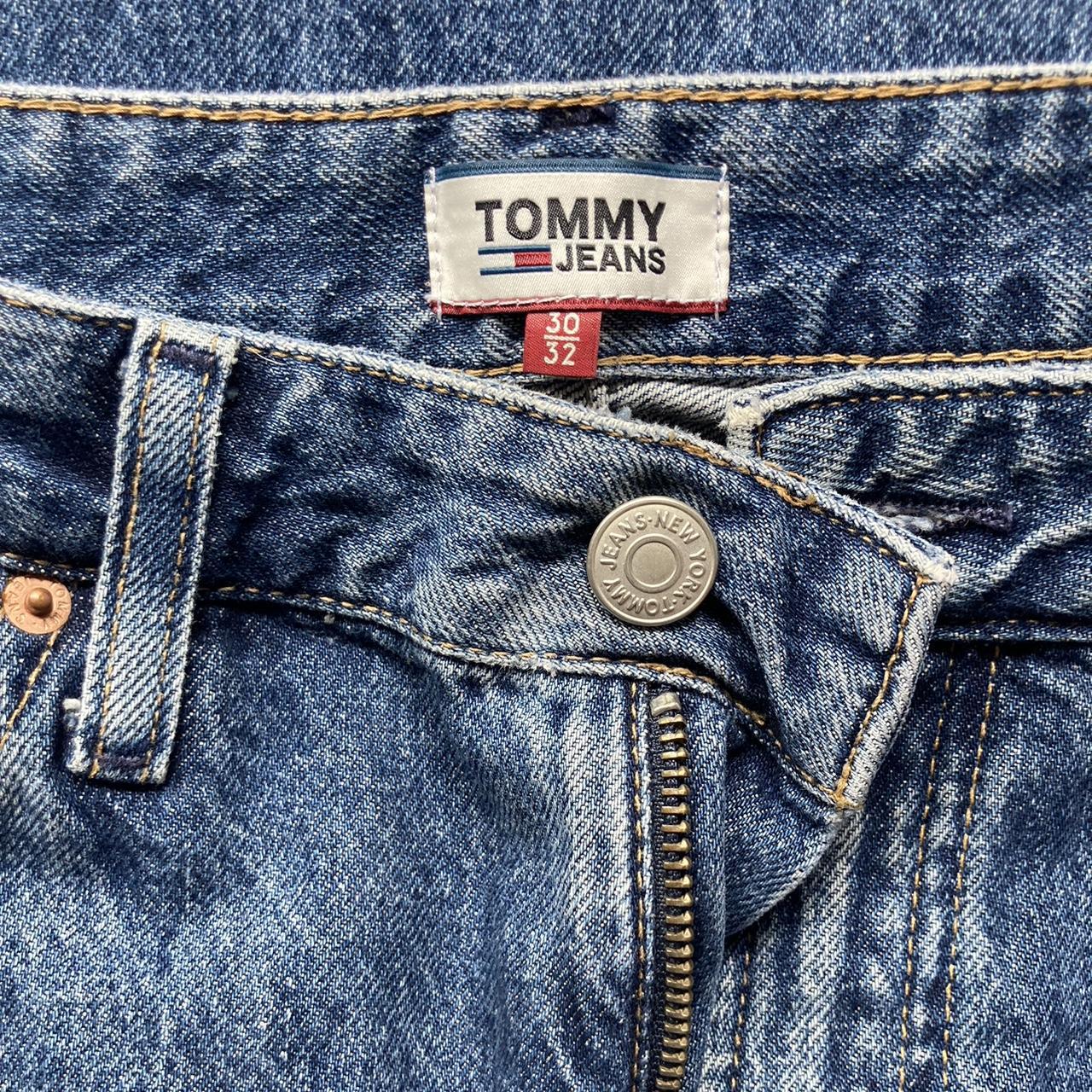 Tommy Hilfiger 100% cotton denim wide leg jeans.... - Depop