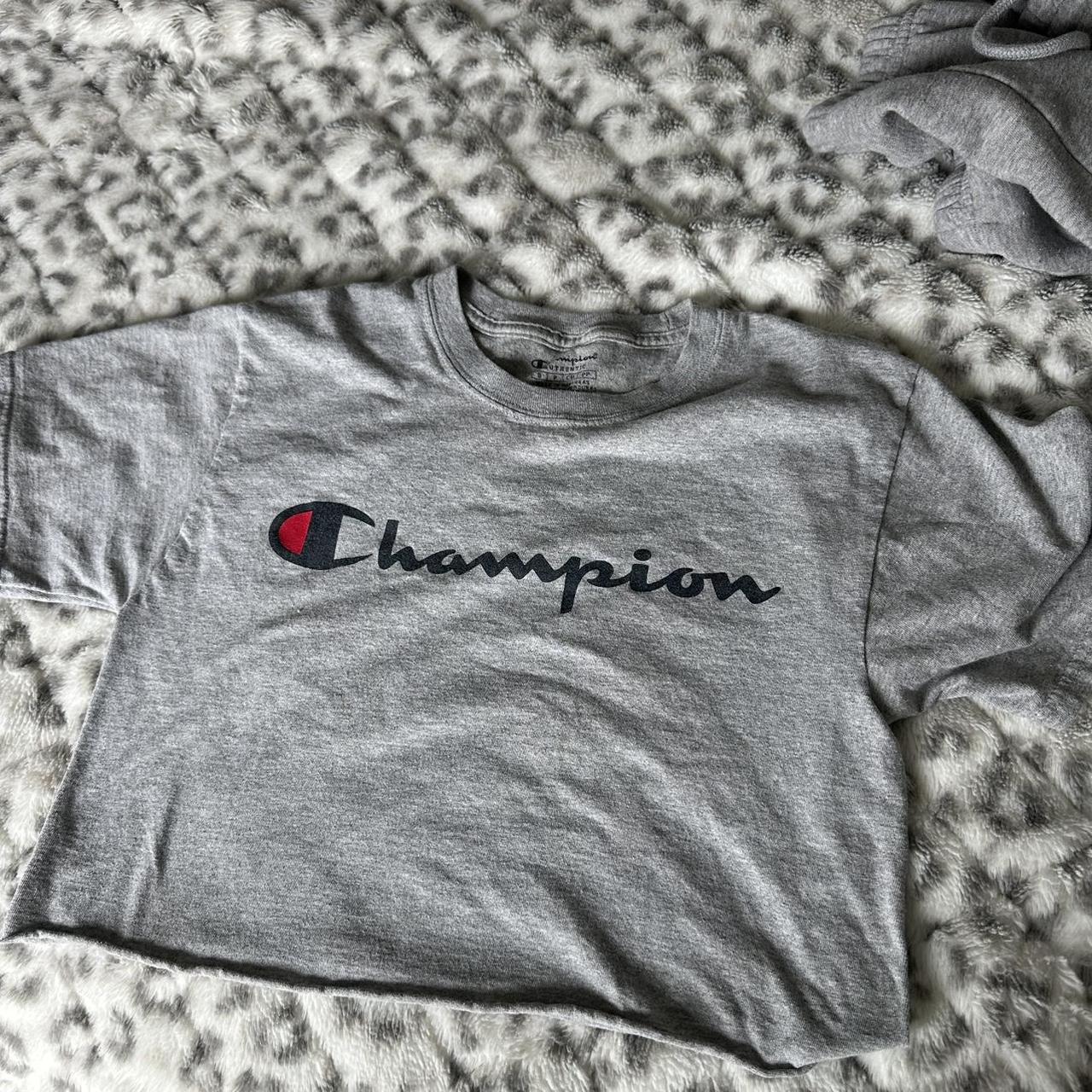 Harga champion hot sale script tee