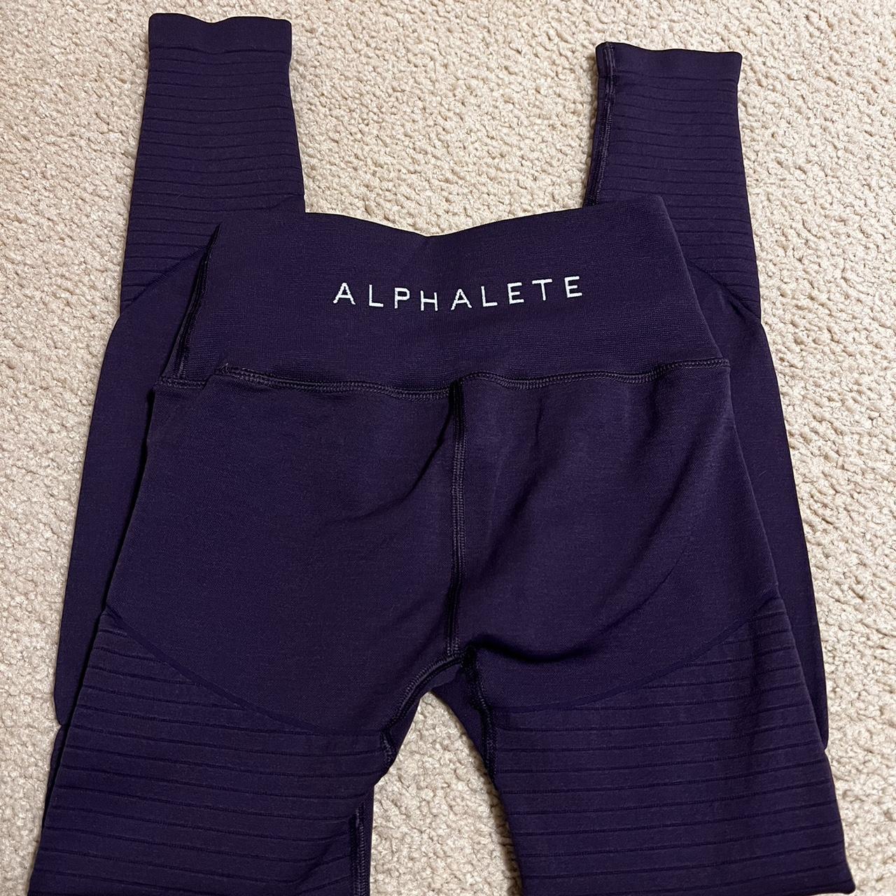 Alphalete Revival R6 Leggings 💜✨, Dark purple size