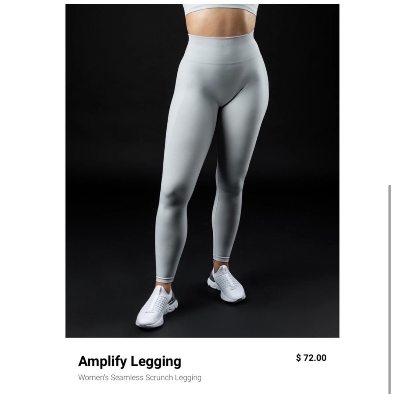 Alphalete Amplify Leggings 🩶 Size medium color... Depop