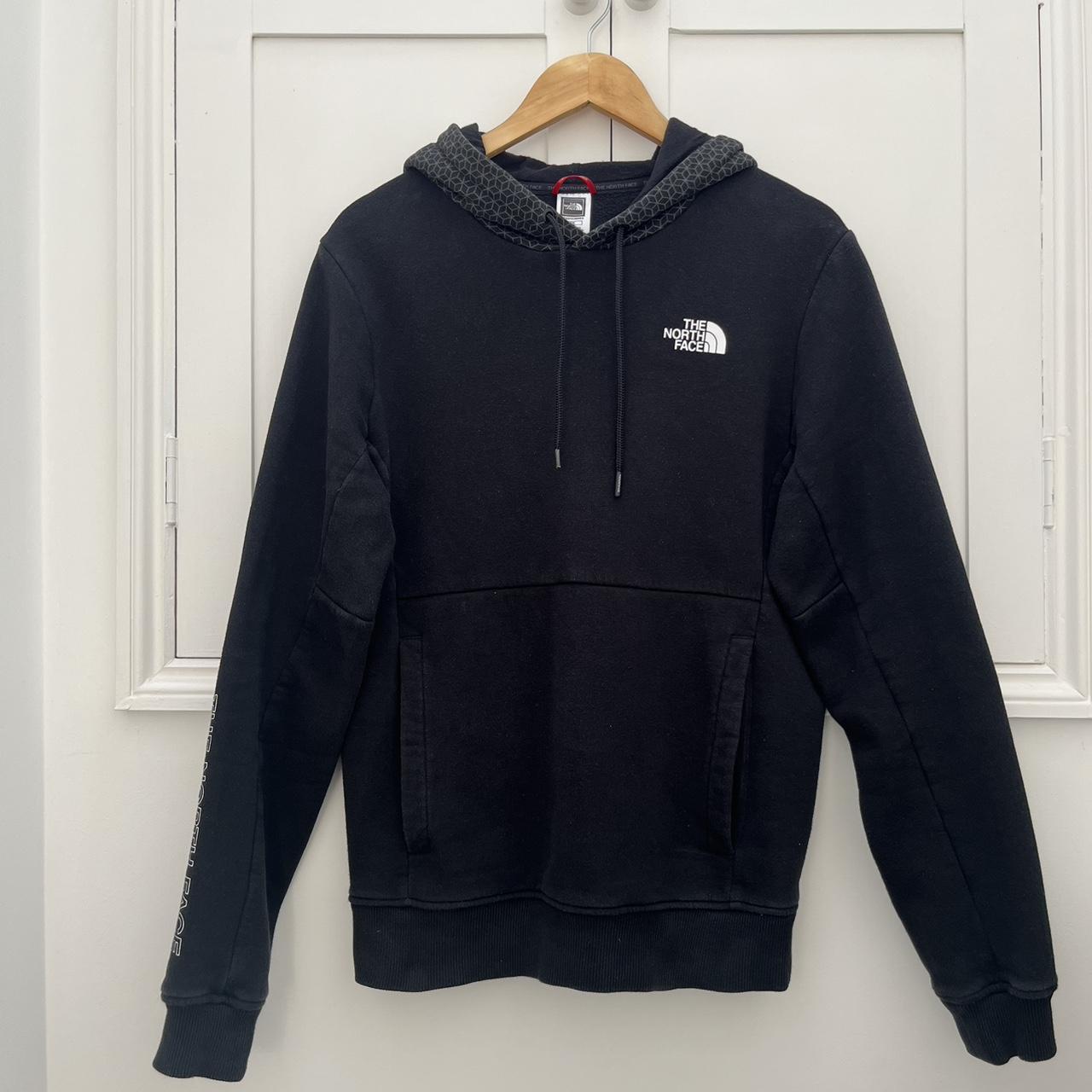 The North Face Hoodie, Black, Size small Great... - Depop