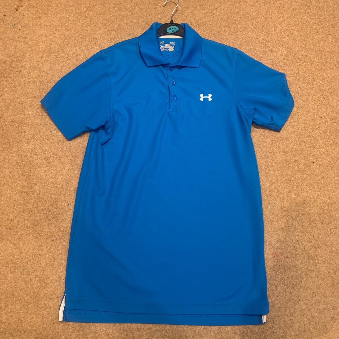 Under armour store royal blue polo