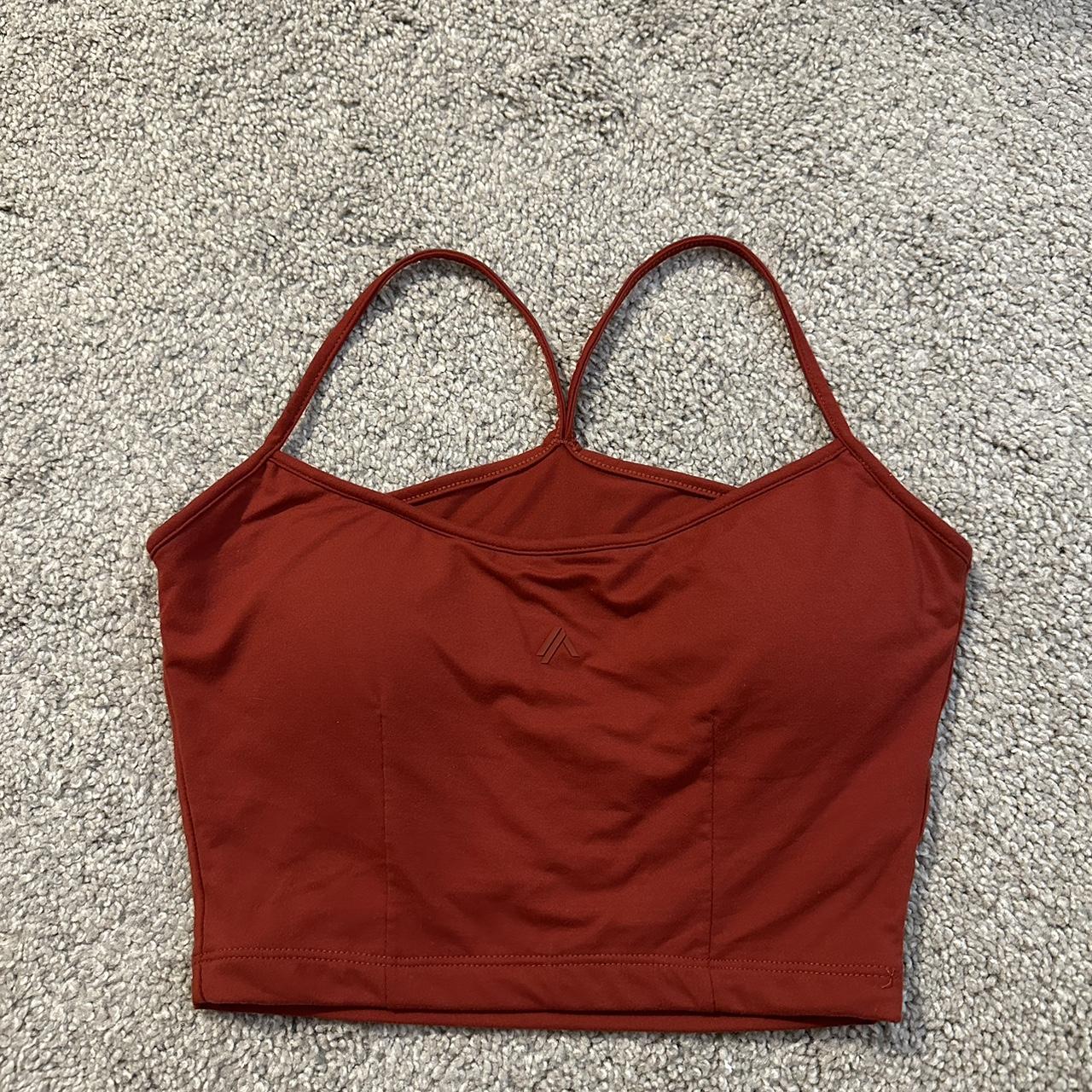 Alphalete ultrasoft camisole Color is Cherry Size... Depop
