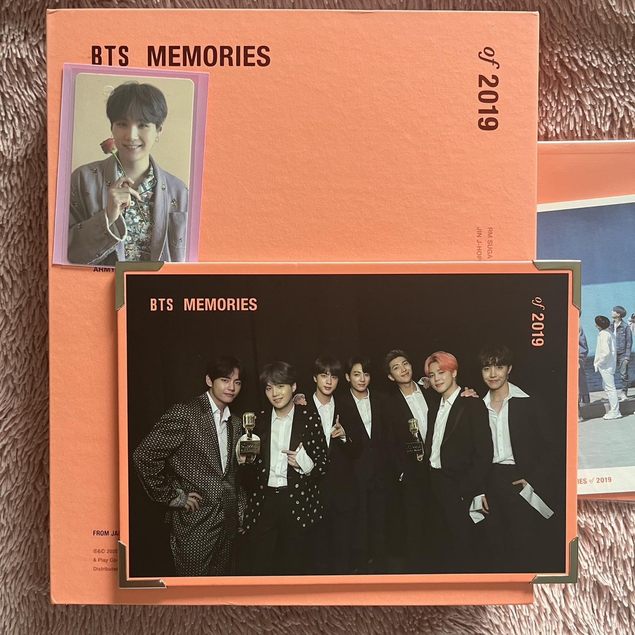 bts 2019 memories dvd with POB and yoongi/Suga...