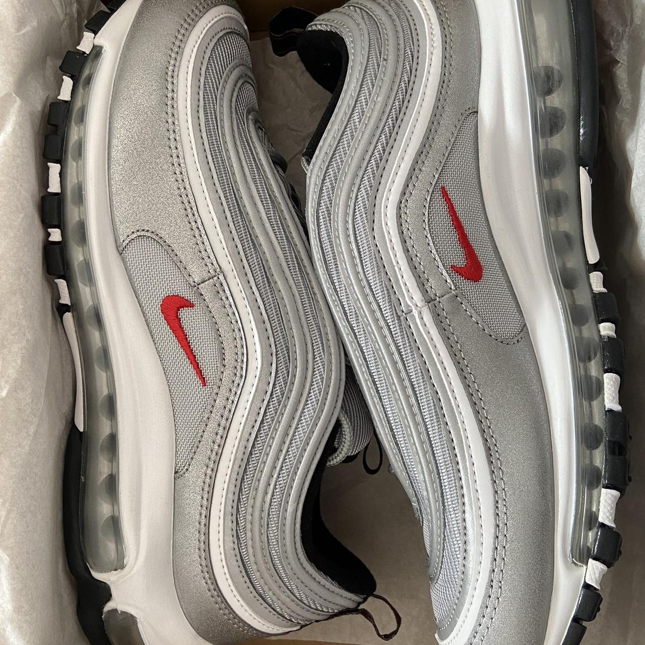 Nike Air Max 97 Silver Bullet Trainers UK 8 US. Depop