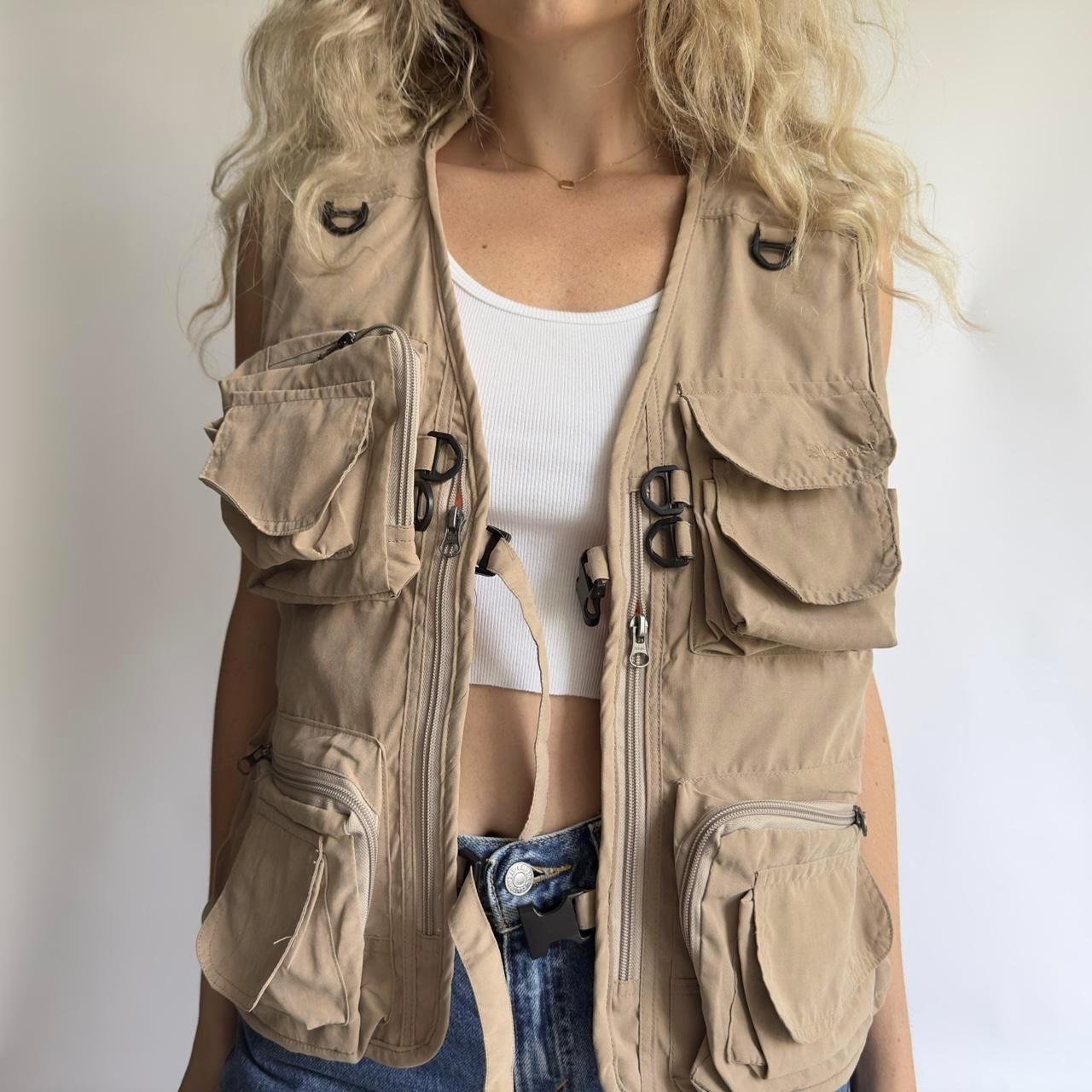 Vintage 90s Cropped Tan Fishing/utility/cargo Depop, 49% OFF
