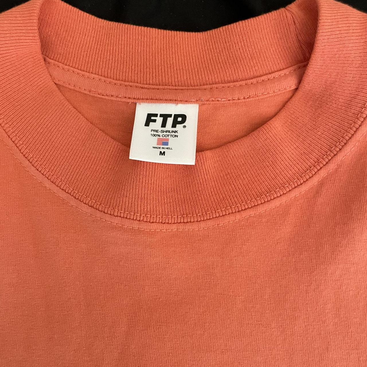 FTP Peach/Orange Three Amigos Tshirt - Depop