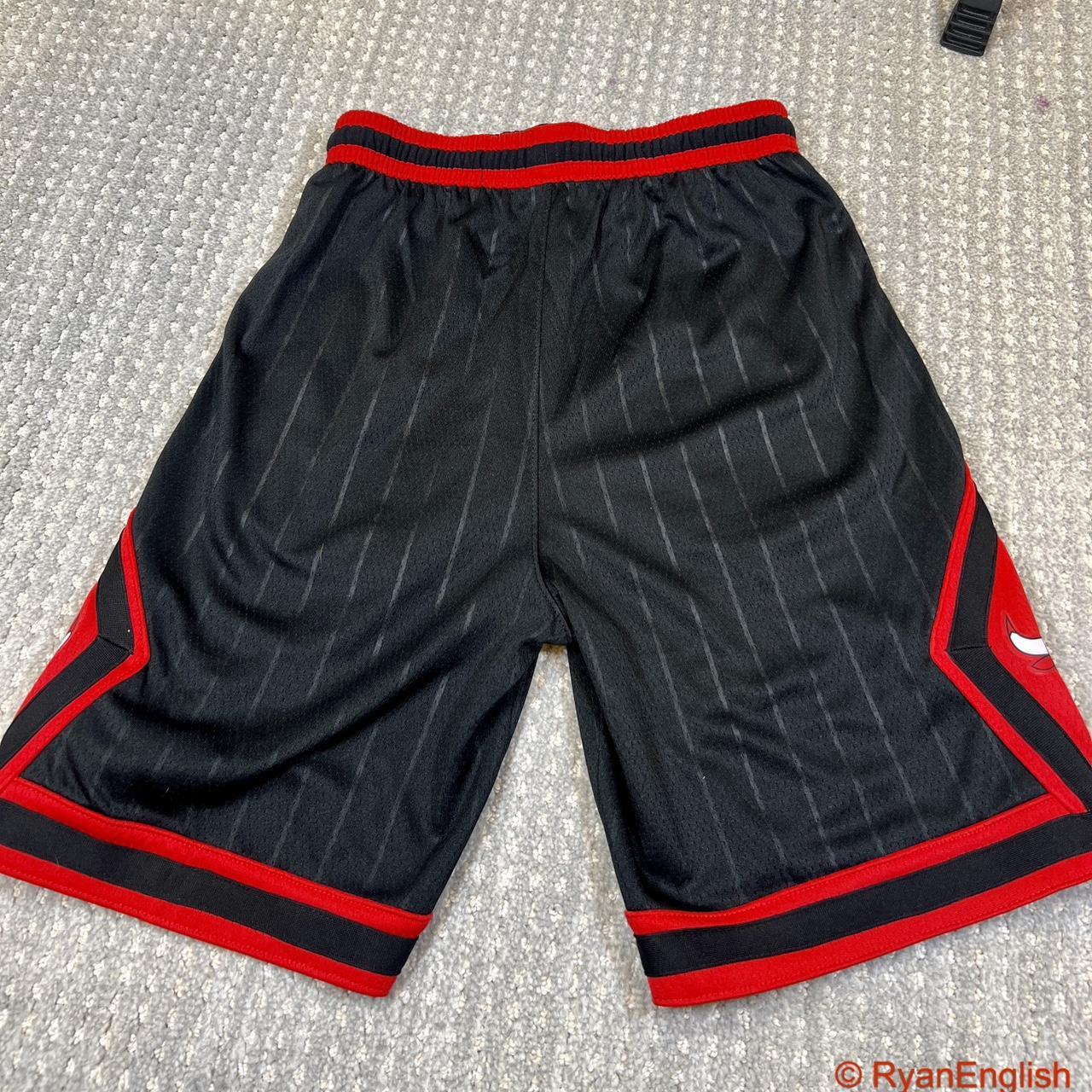 Jordan Men's Black and Red Shorts | Depop