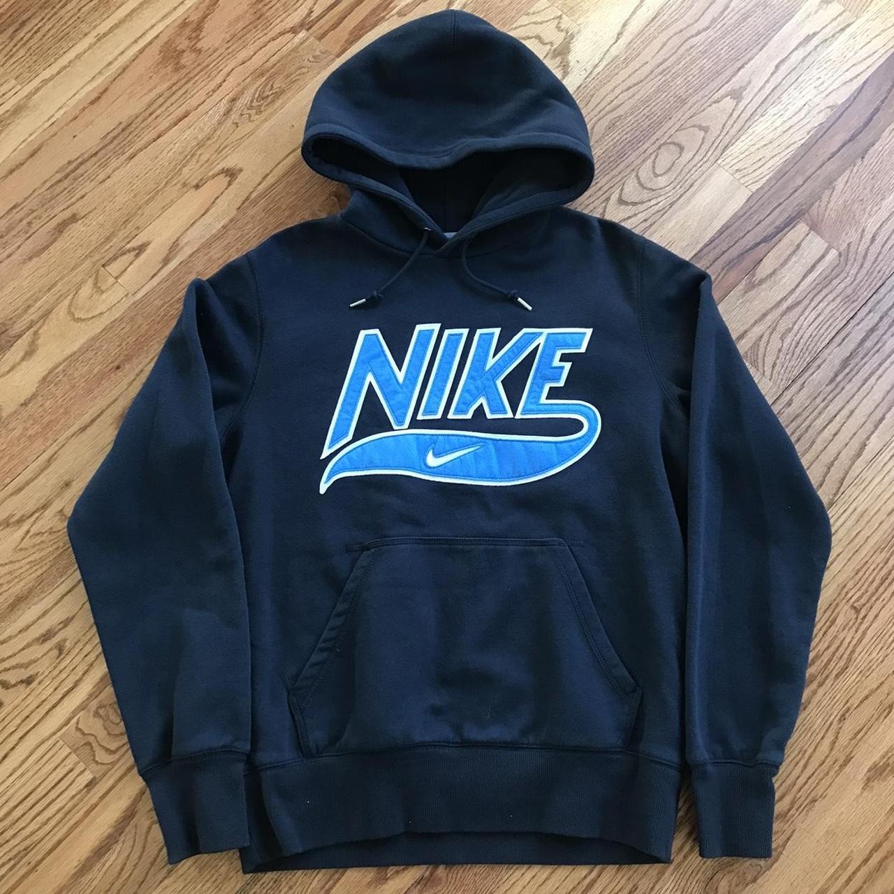 tan vintage nike hoodie