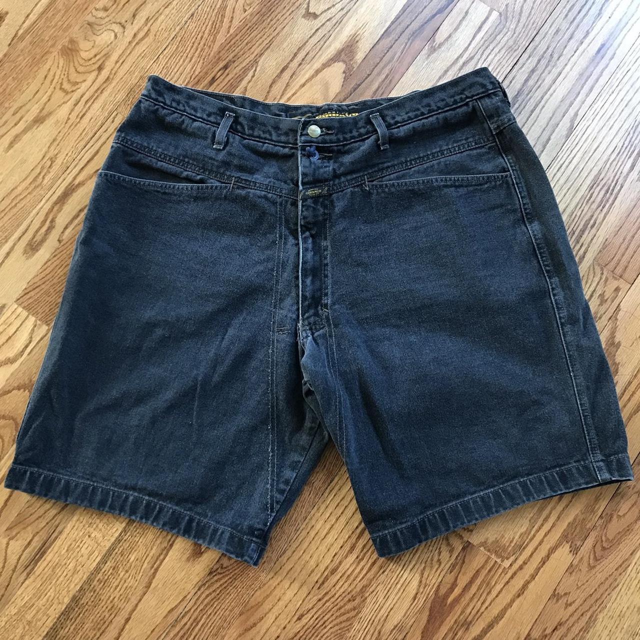 Marithé + François Girbaud Men's Black Shorts | Depop