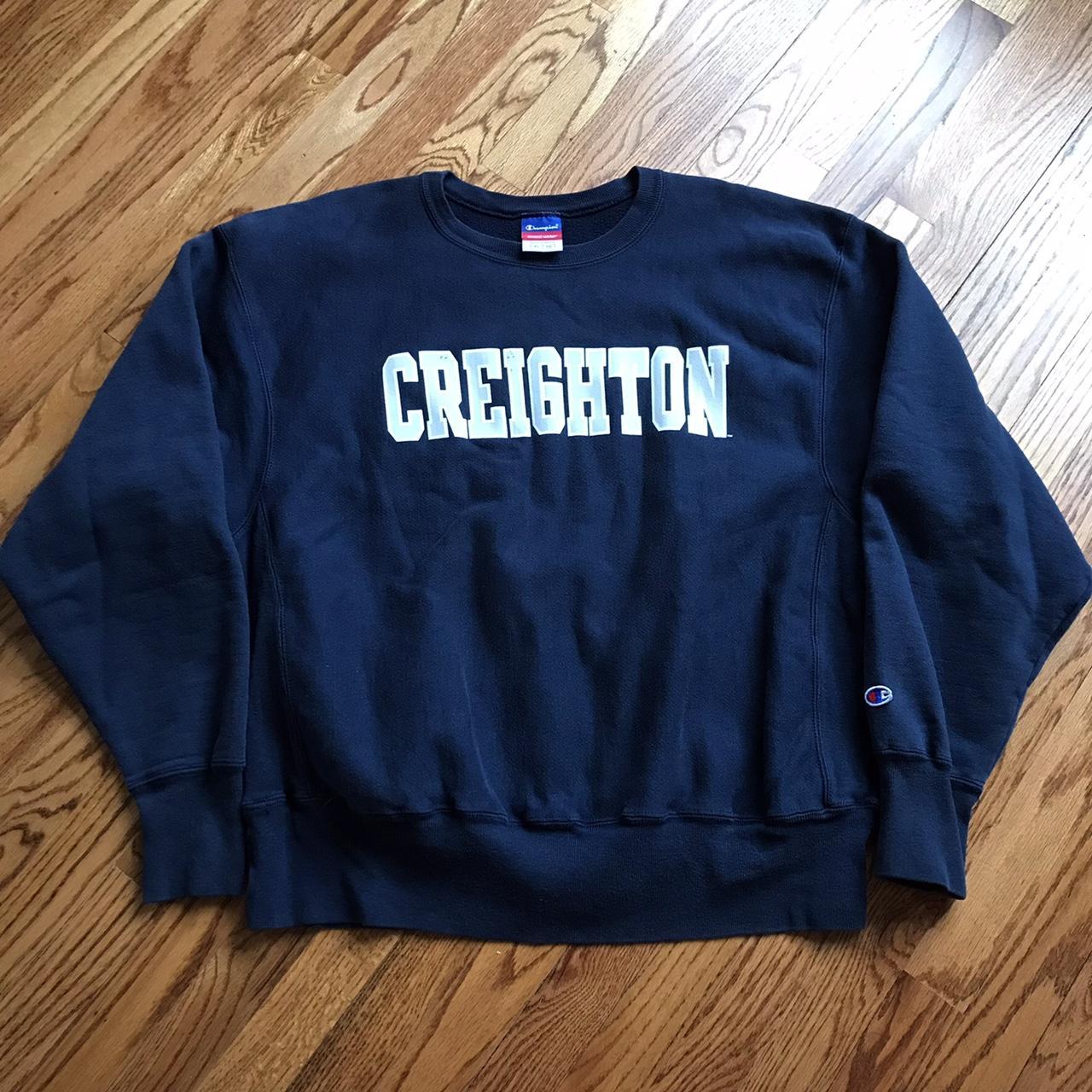 Vintage y2k Champion Reverse Weave Creighton... - Depop