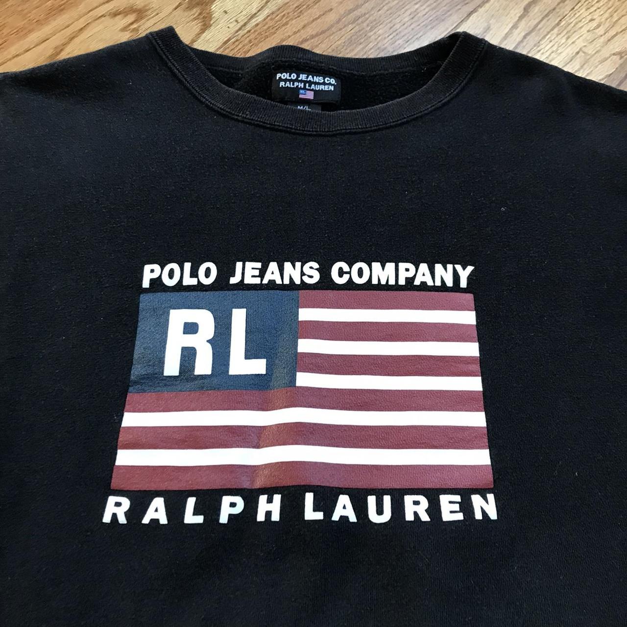 Ralph Lauren Women's Black Sweatshirt | Depop