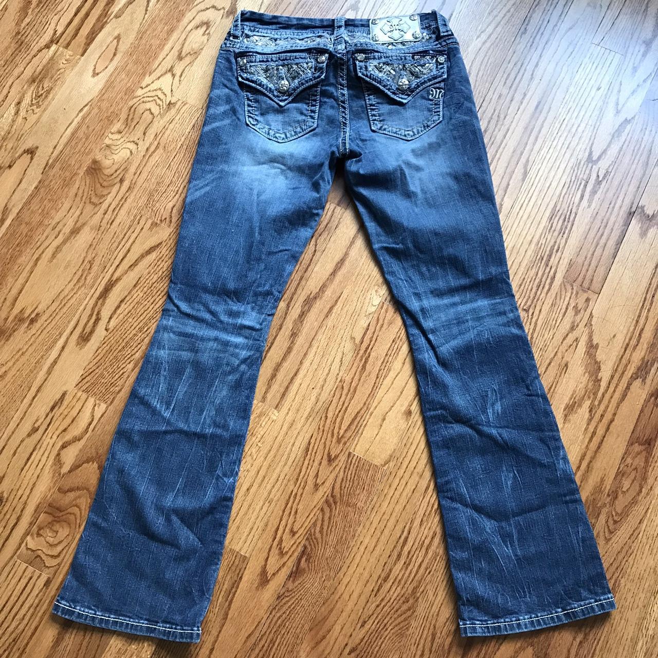 Miss Me Women's Blue Jeans Depop