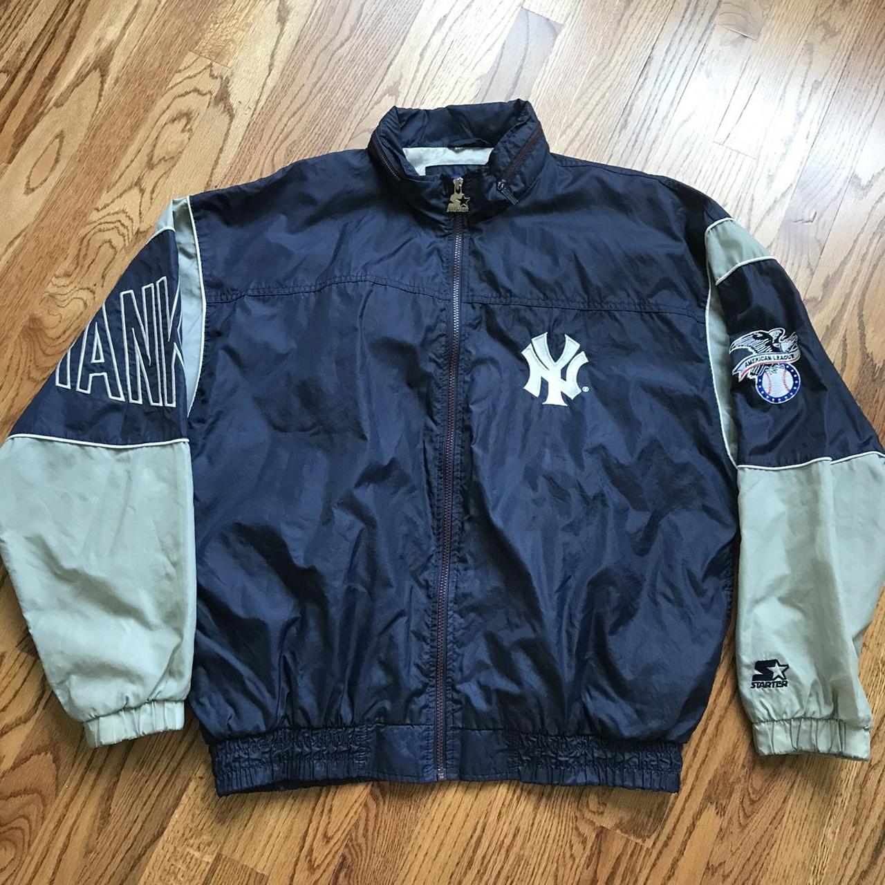 Vintage New York Yankees Windbreaker XL 90s Pro Player MLB 