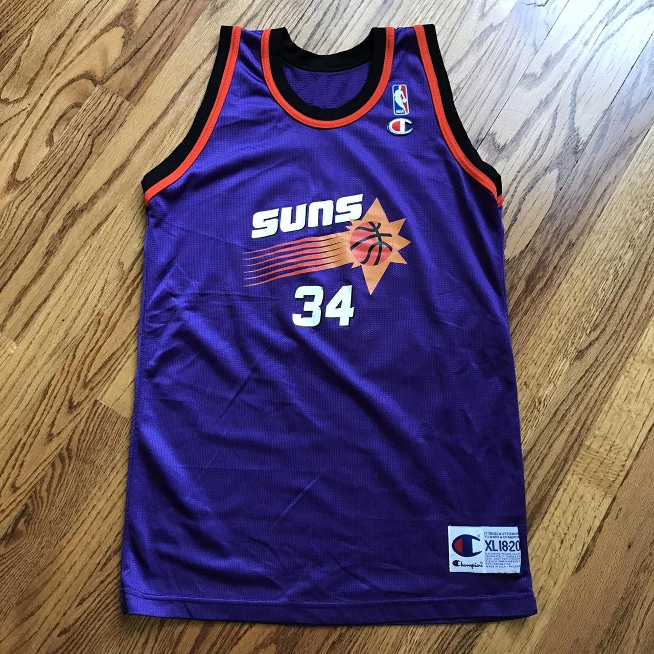 Vintage Champion Phoenix Suns Charles Barkley jersey - Depop