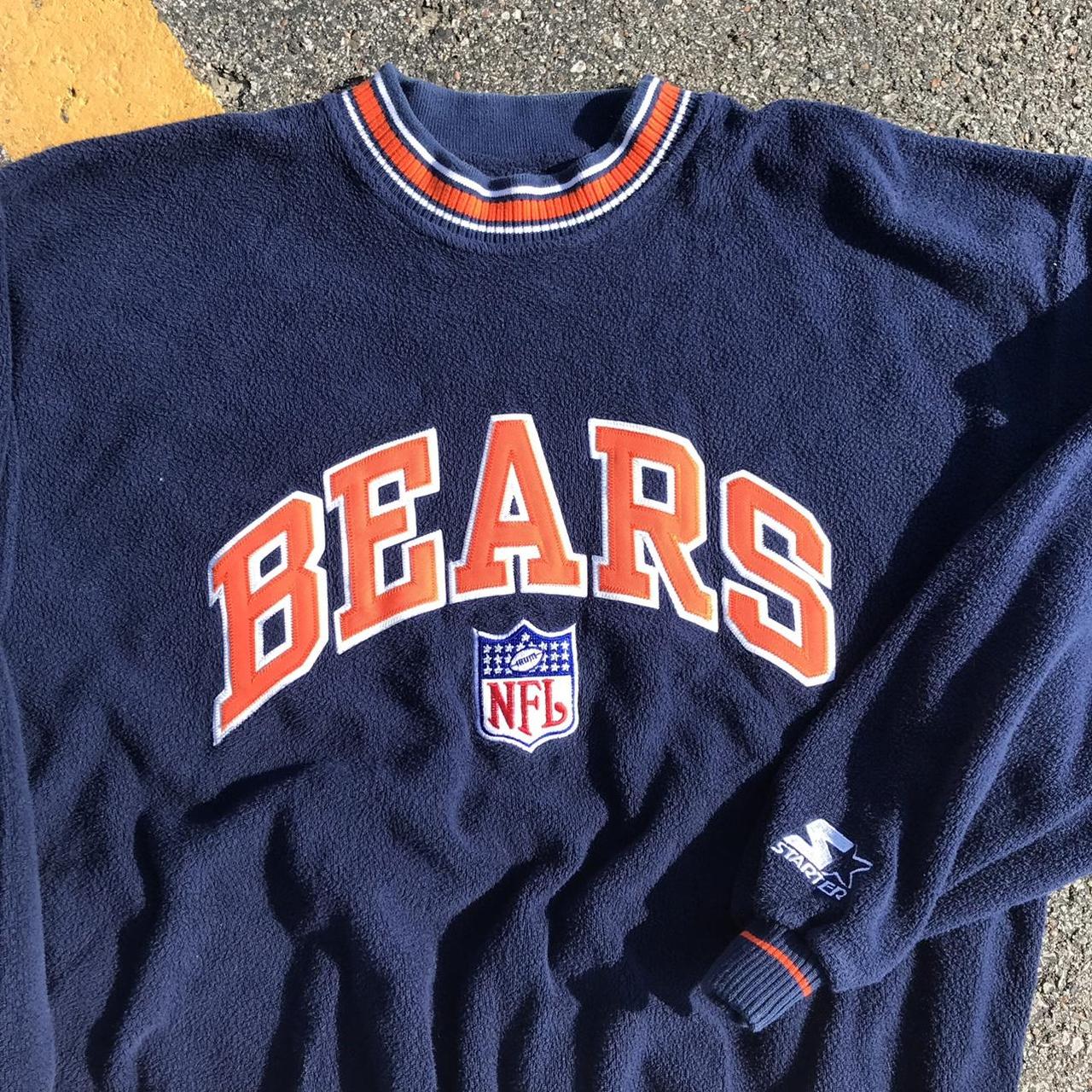 VINTAGE Chicago Bears Sweatshirt Adult Orange - Depop