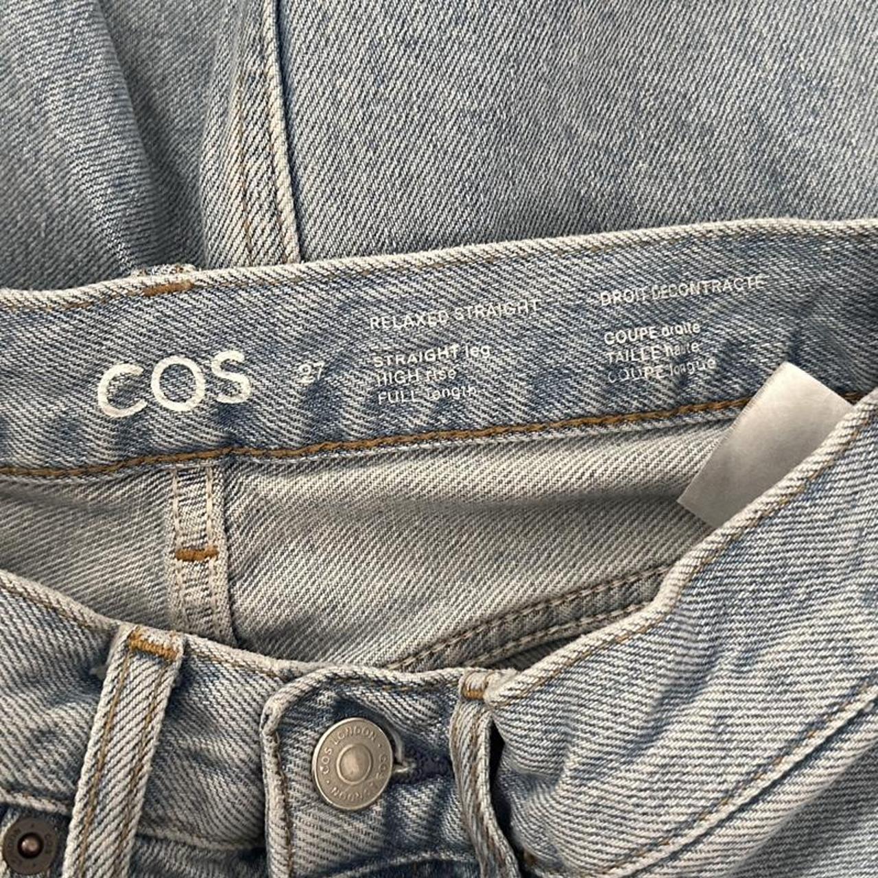 COS Column Jeans in Light Blue Size 27 relaxed | Depop COS Column Jeans in Light Blue Size 27 relaxed | Depop