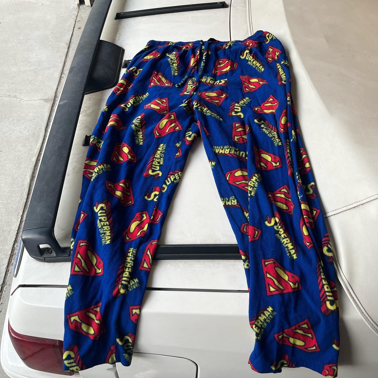 Superman pajamas mens hot sale