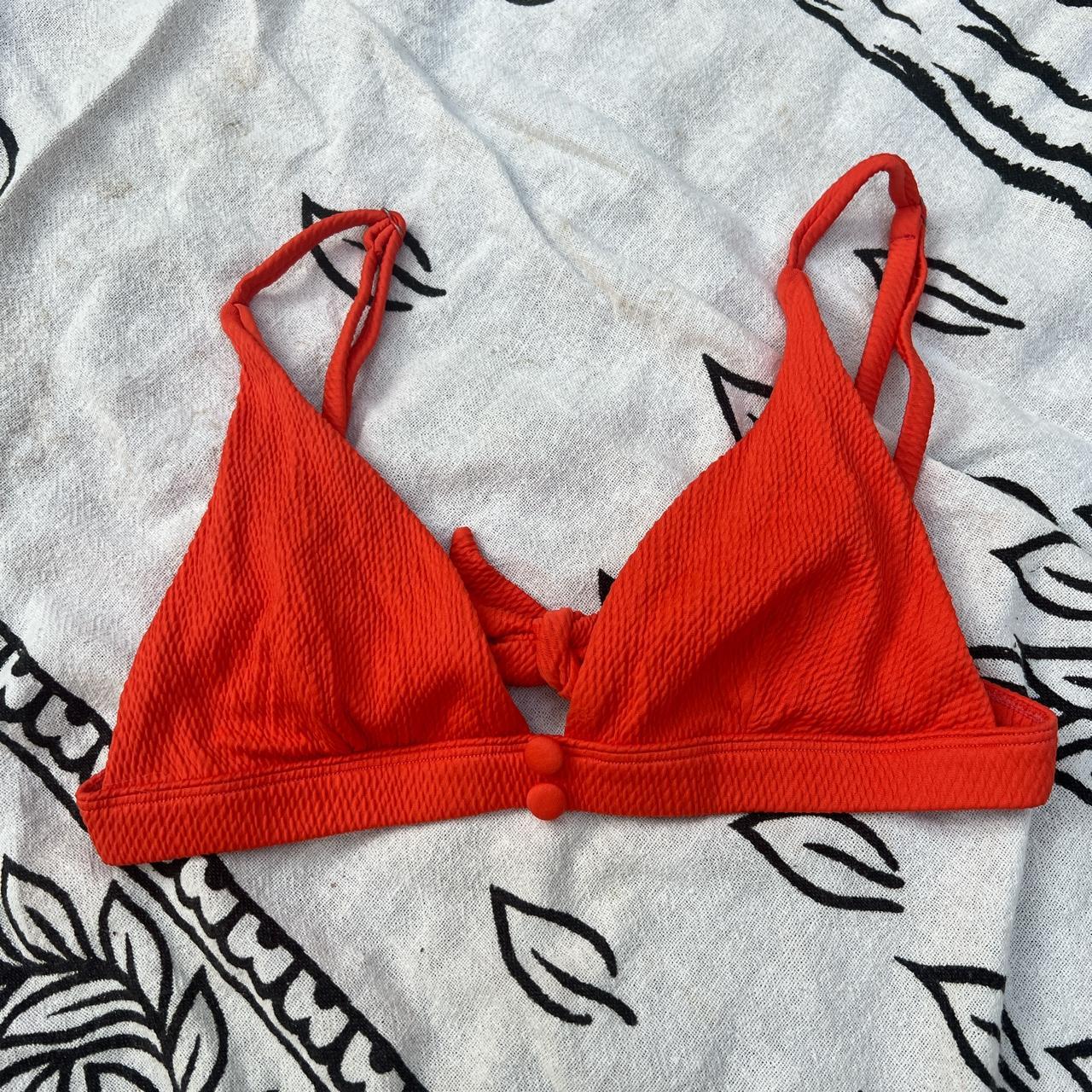 Orange bathing suit top🍊 - Depop