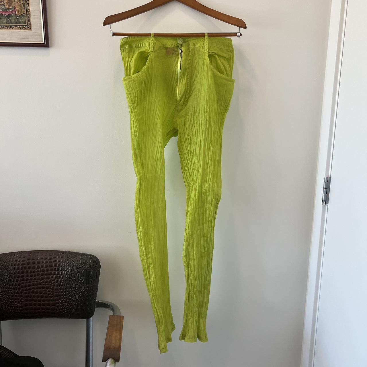 Eckhaus Latta Men's Green Trousers