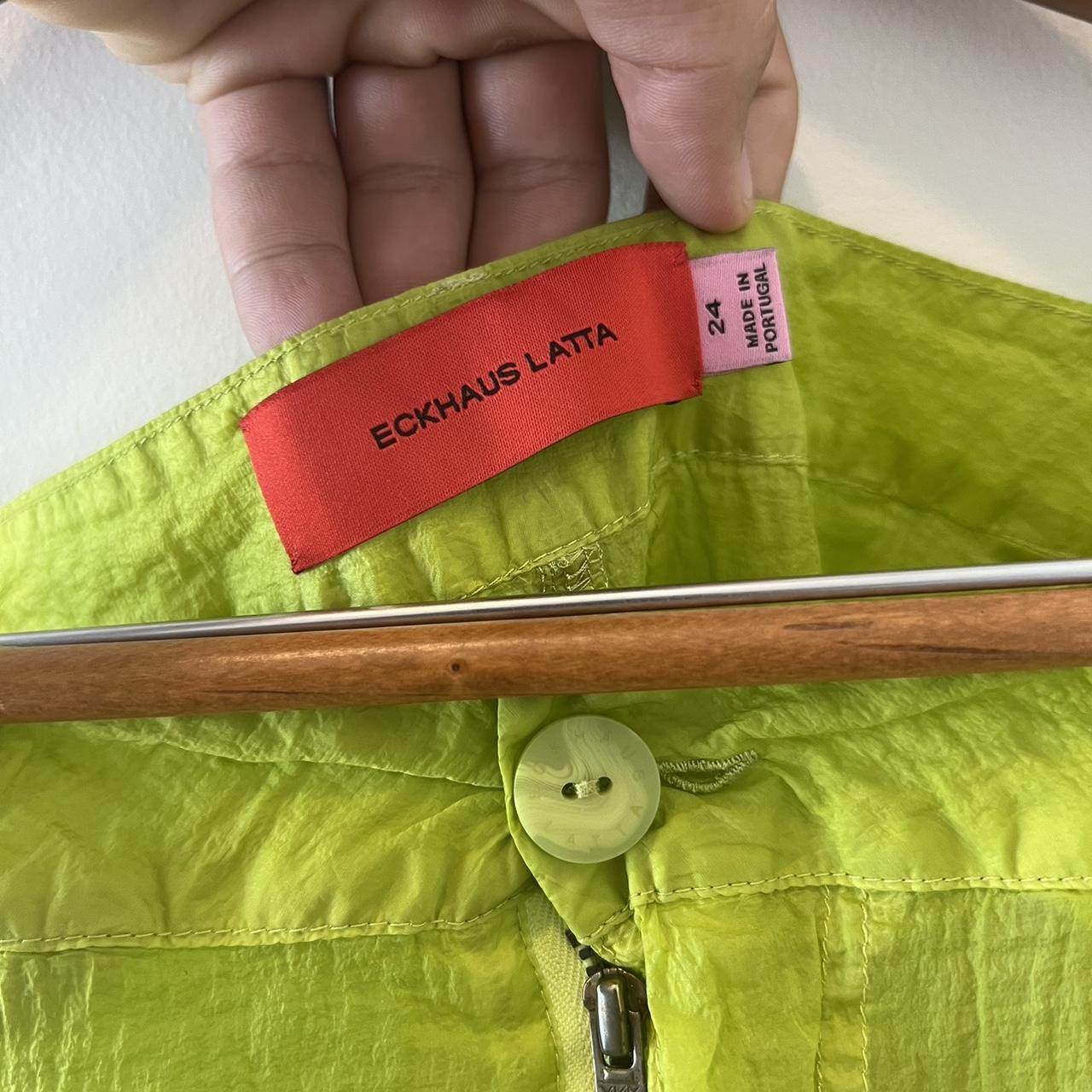 Eckhaus Latta Men's Green Trousers (4)