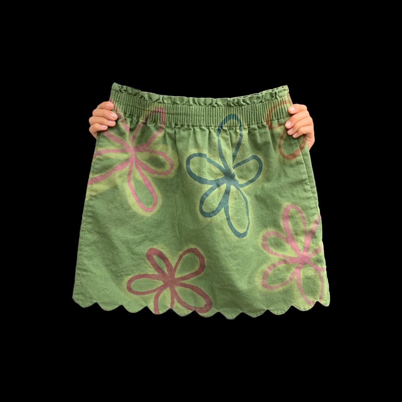 Hand Painted Airbrush skirt Machine Washable Depop