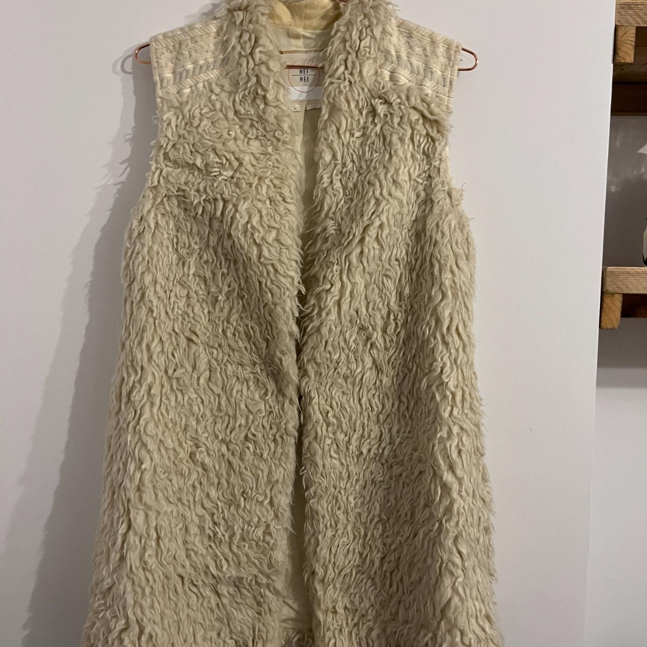 Anthropologie Hei Hei boho hairy faux shearling Depop