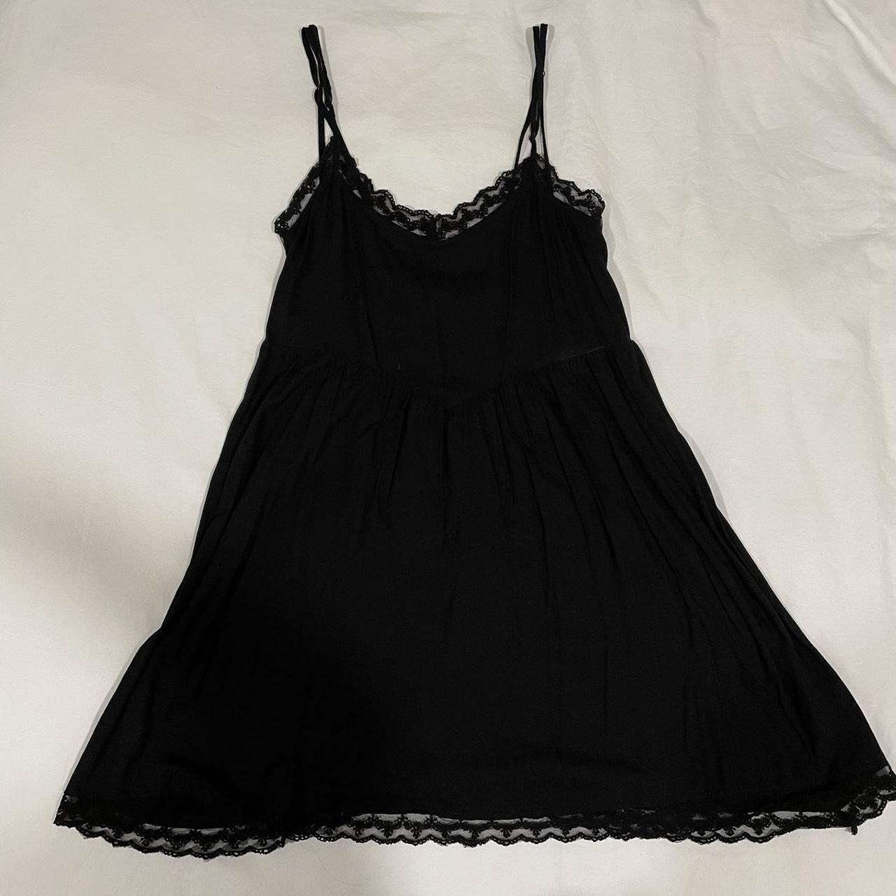 black lace babydoll dress🖤🕷️ this dress is so comfy... - Depop