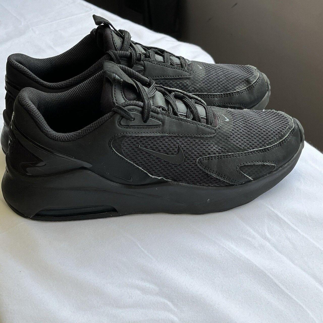 Nike Air Max Bolt Mens 7.5 Triple Black Sneakers. Depop