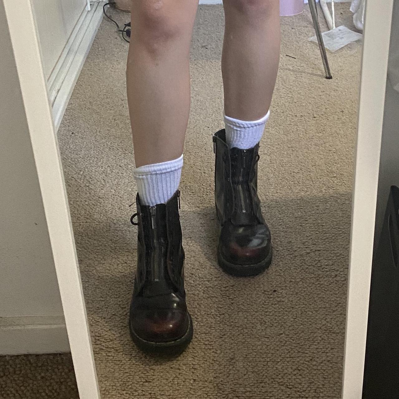 1460 pascal junior leather ankle boots