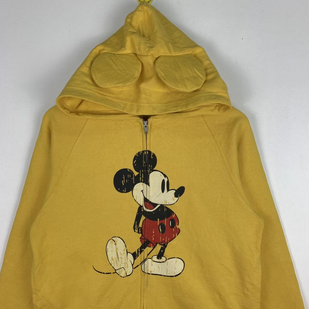 Yellow mickey mouse on sale hoodie