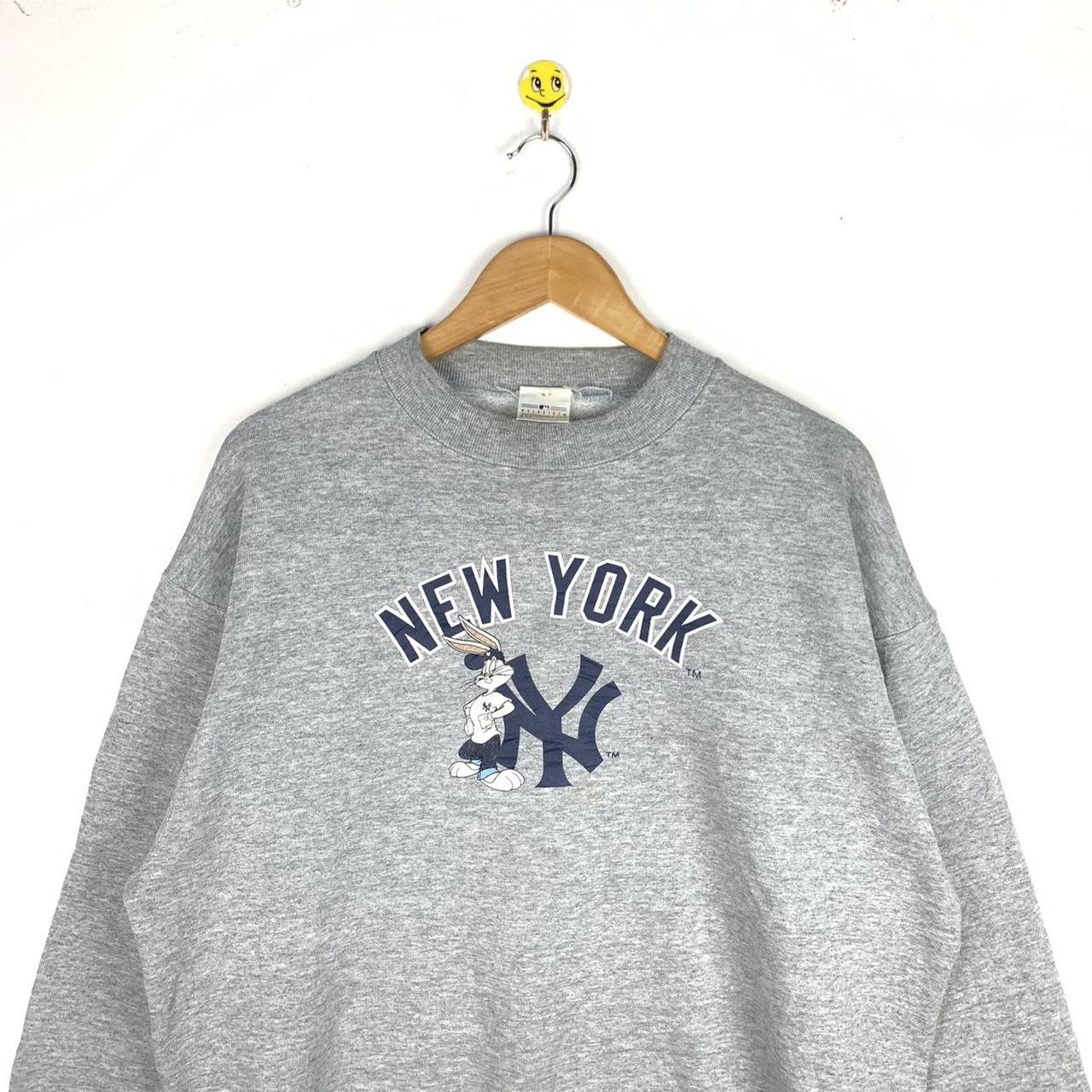 Vintage MLB New York Yankees Pullover Embroidered - Depop