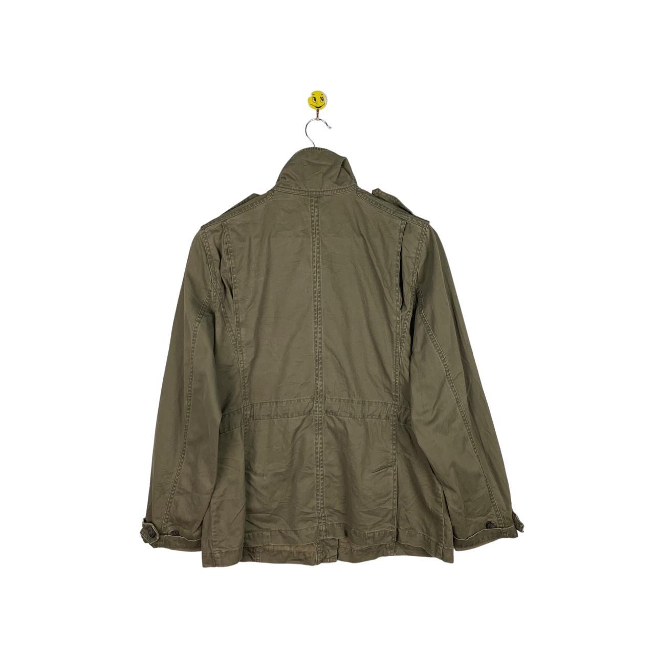 Eddie Bauer Green Army Jacket Multipocket TAG BRAND | Depop