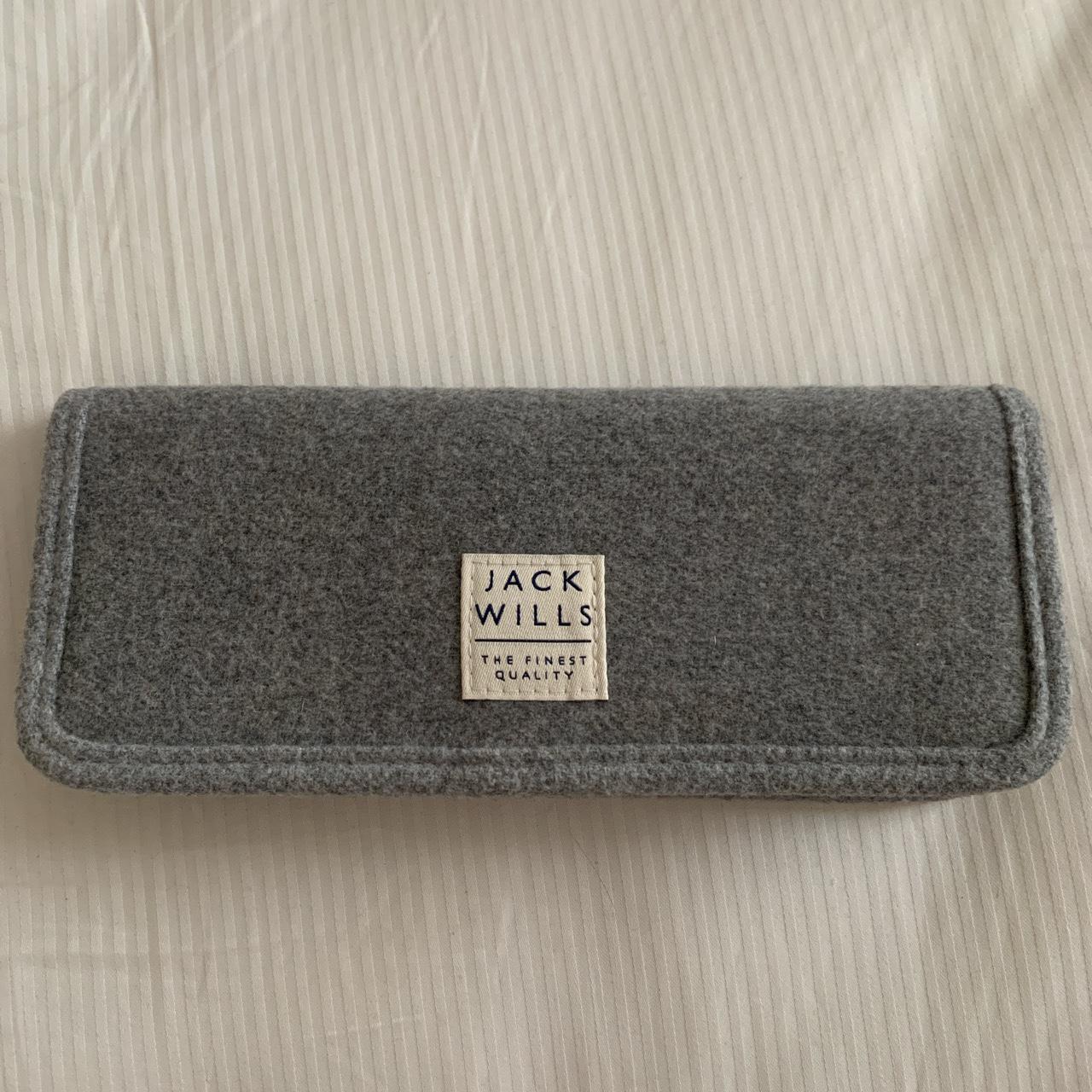 jack wills grey and rose gold makeup brush holder... Depop