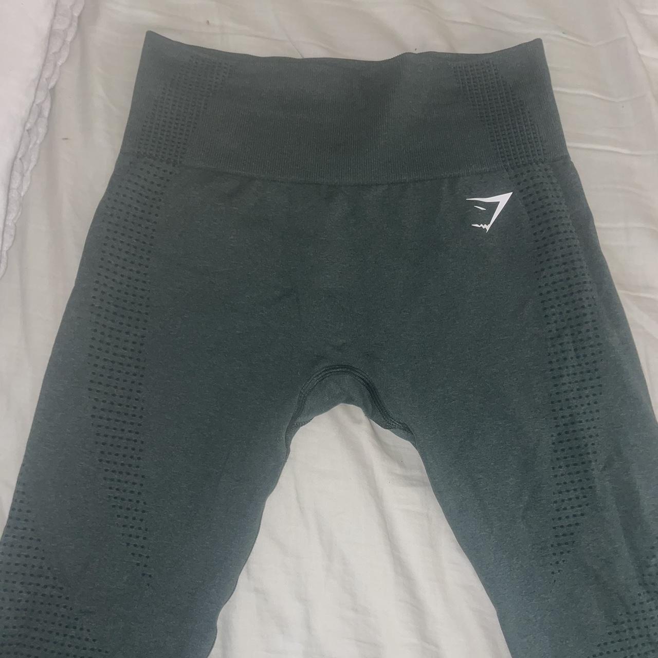 Gymshark Vital Seamless 2.0 Leggings in Dark Green - Depop