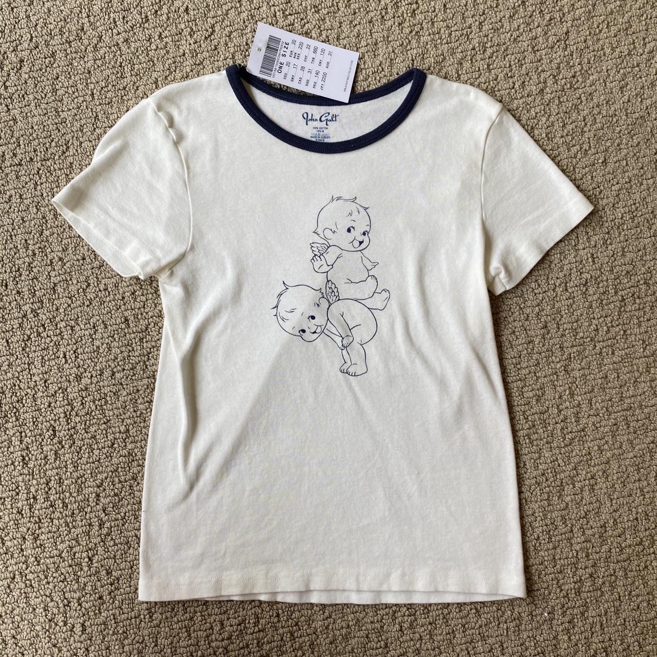 Brandy Melville Baby Angel Graphic Tee Brand new... Depop
