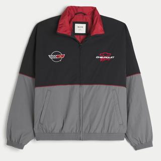 Hollister x McLaren F1 Bomber Jacket – Black Depop