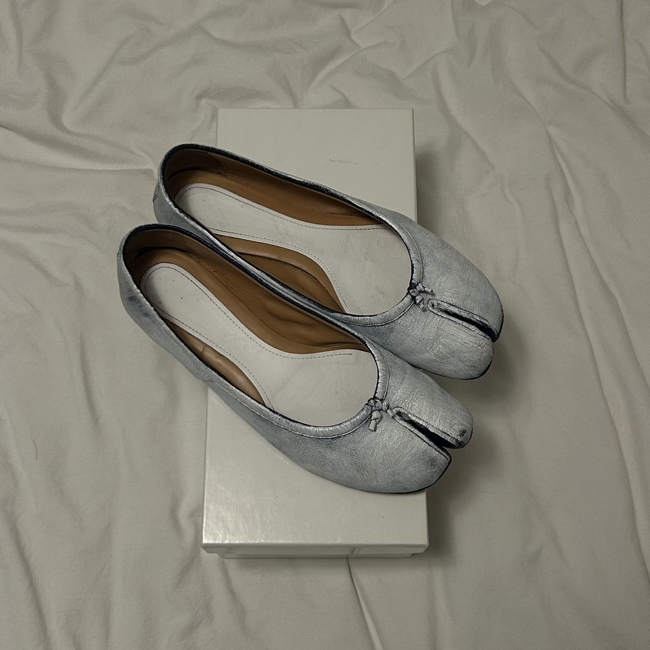 Blue Painted Tabi Ballerina Flats IT (US