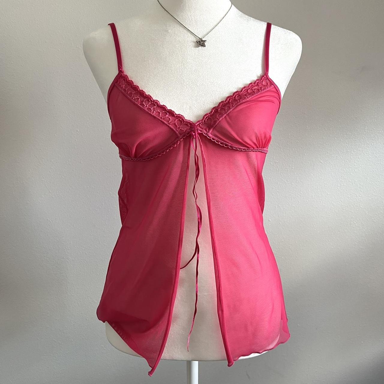 Hot Pink Lingerie Top 🎀 Size M Modeled On Size S Depop