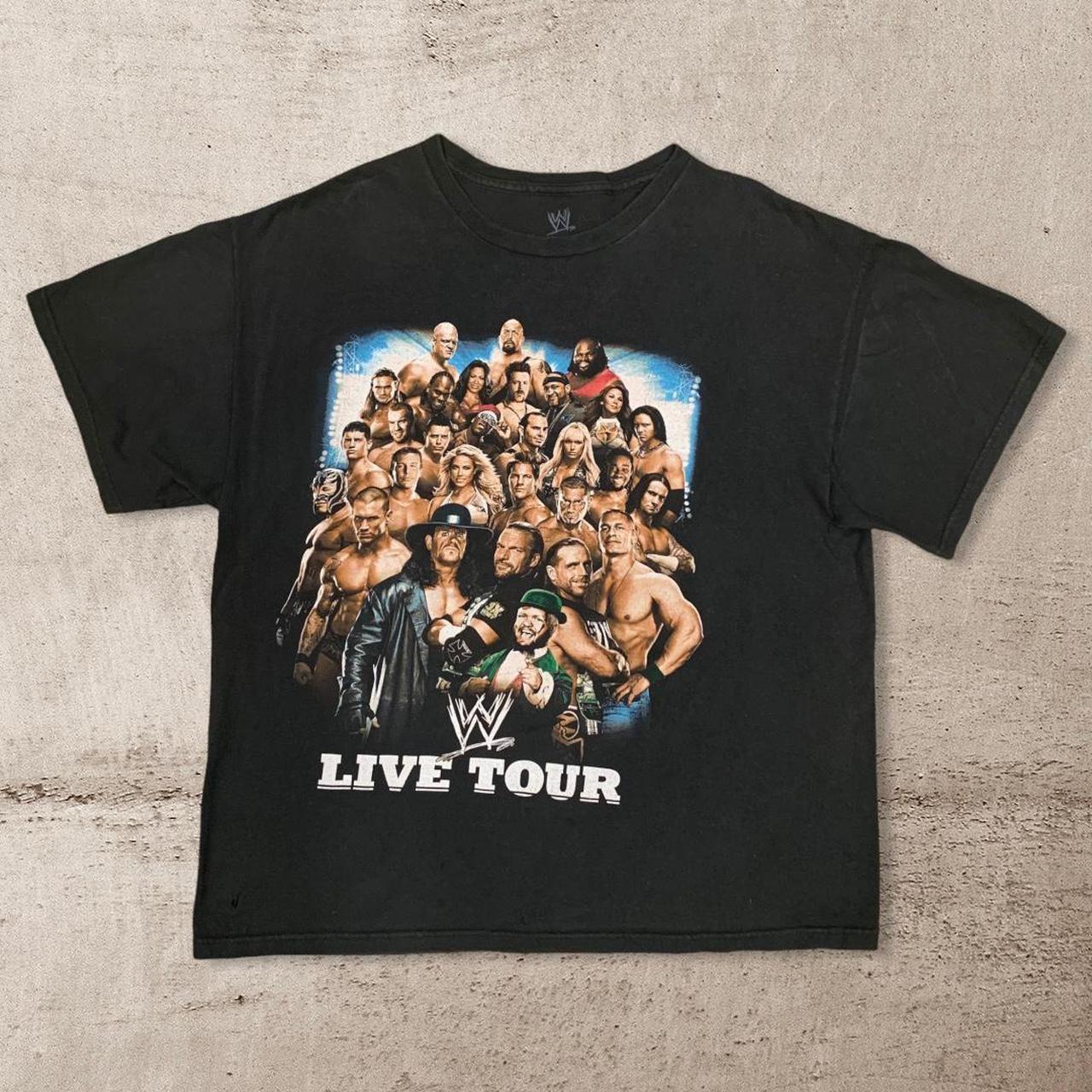 Vintage y2k preloved WWE live tour t-shirt, Preloved...