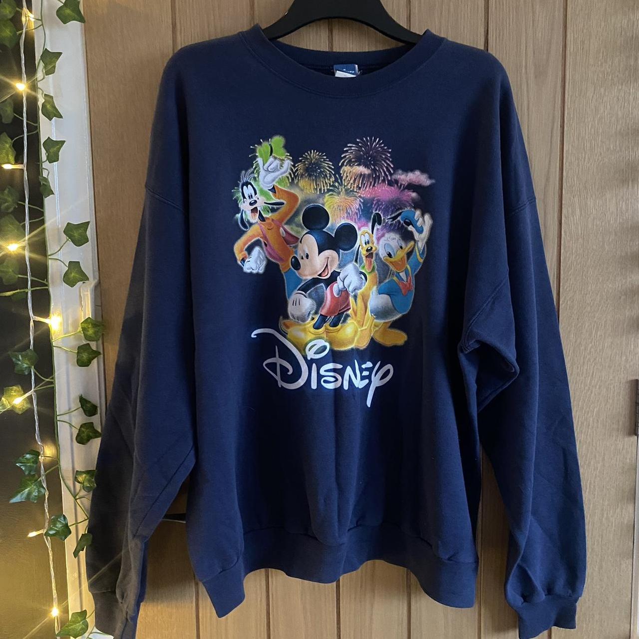 vintage 90s official disney jumper with graphic... Depop