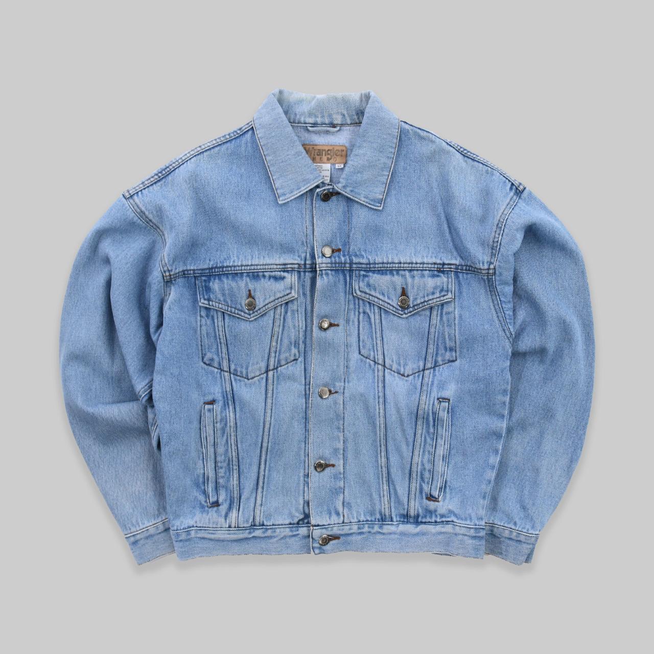 Wrangler Men's Blue Jacket | Depop