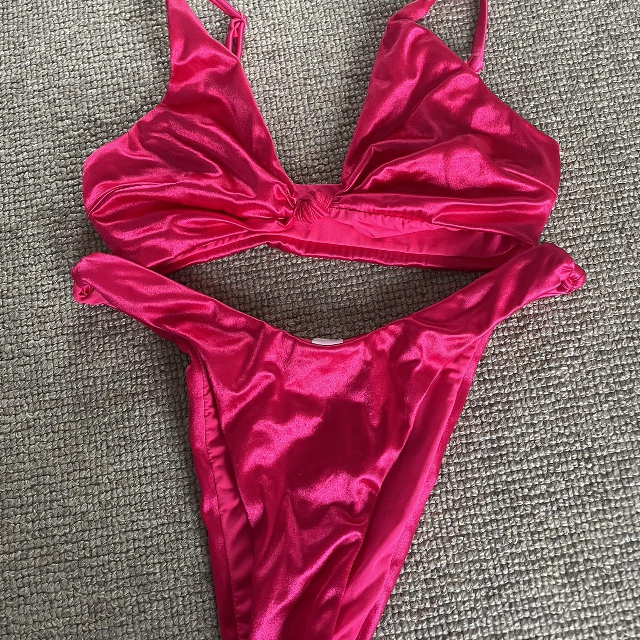 Bright pink Asos bikini ☀️ Only worn once so in... - Depop